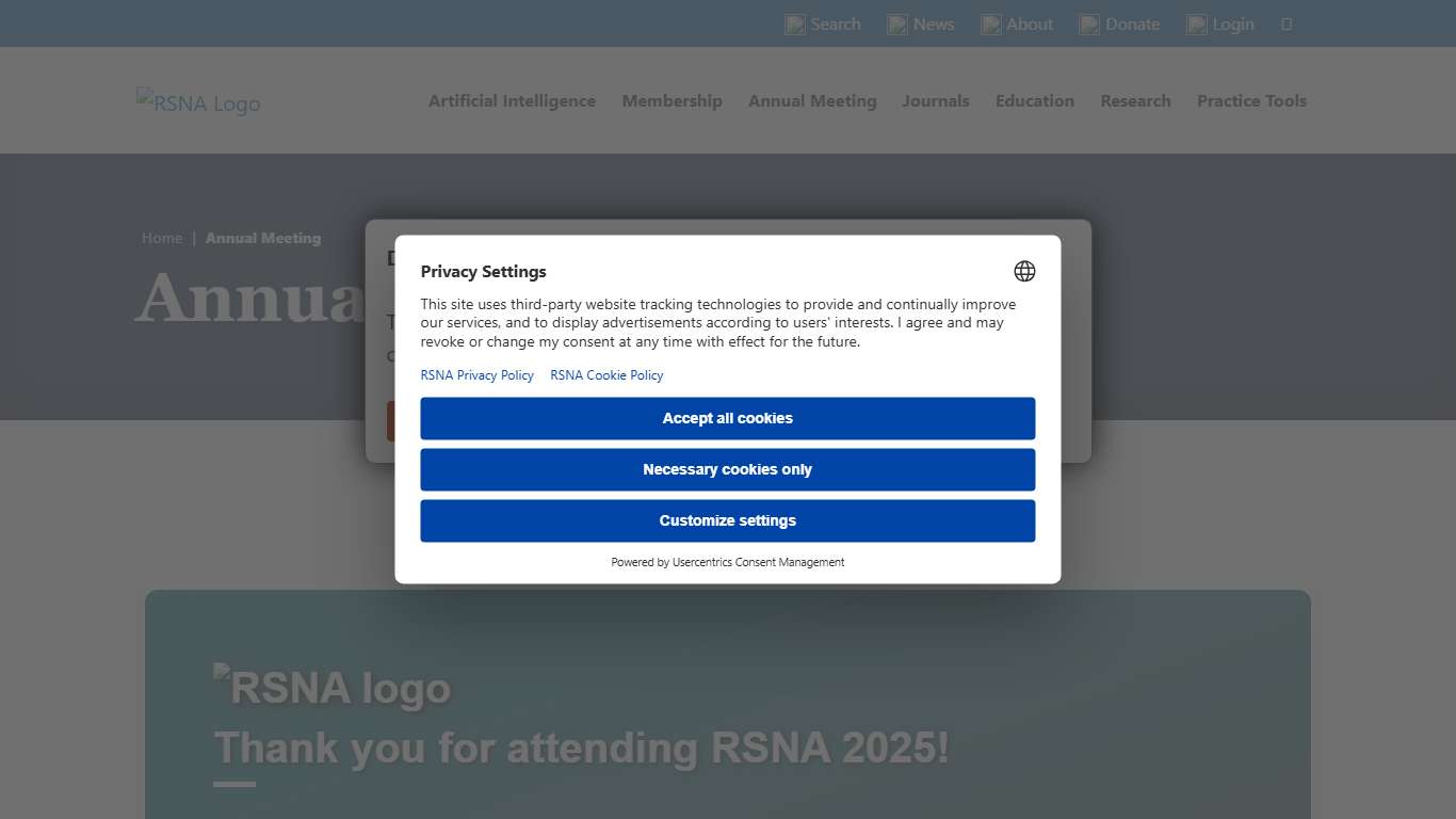 Radiology Conference & Annual Meeting RSNA